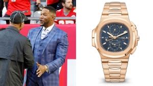 michael strahan patek philippe nautilus|The five best watches we saw at the Super Bowl LVII.